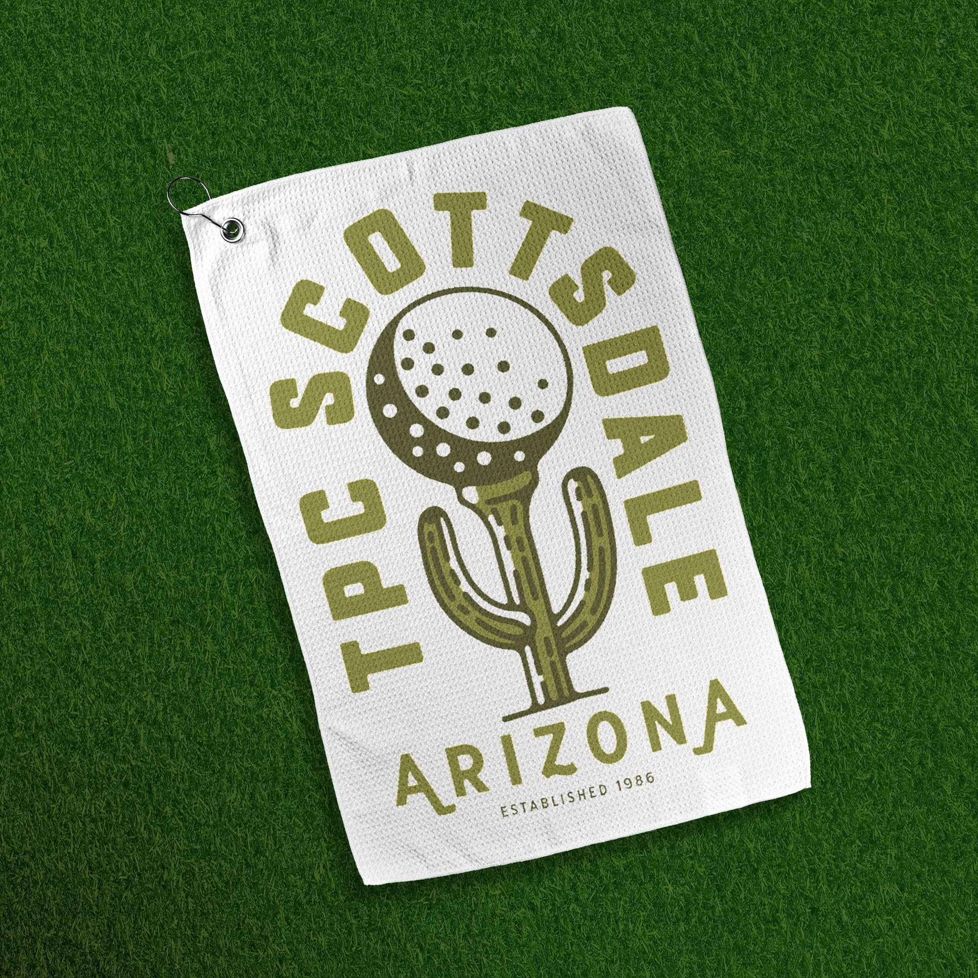 Personalized Golf Towel 16x25 - Custom Name Waffle Golf Towel