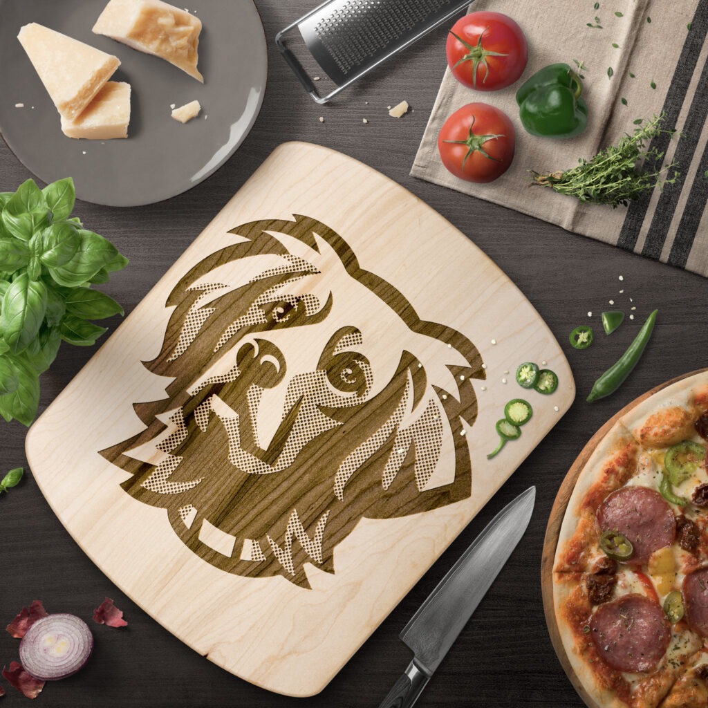 Personalized Hardwood Cutting Board - Custom Engraved Wood Board