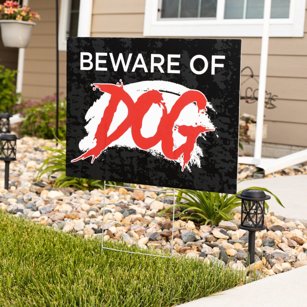 Large Personalized Yard Sign 24x18 with H-Stake - Custom Outdoor Sign