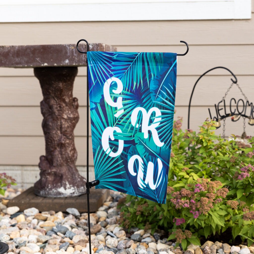 Personalized Garden Flag 12.5x18 - Custom Family Name Yard Flag