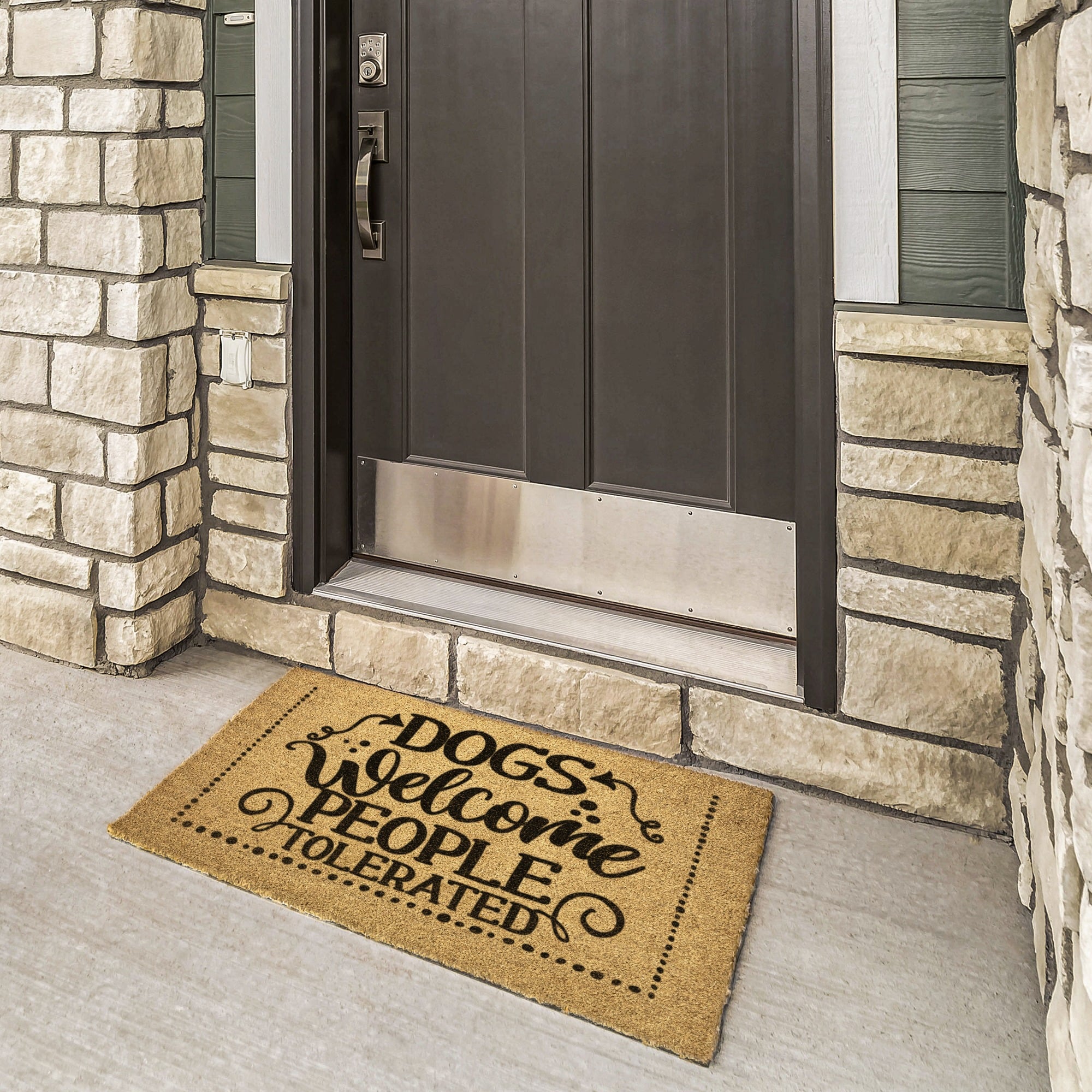 Personalized Outdoor Doormat 18x12 - Custom Family Name Welcome Mat